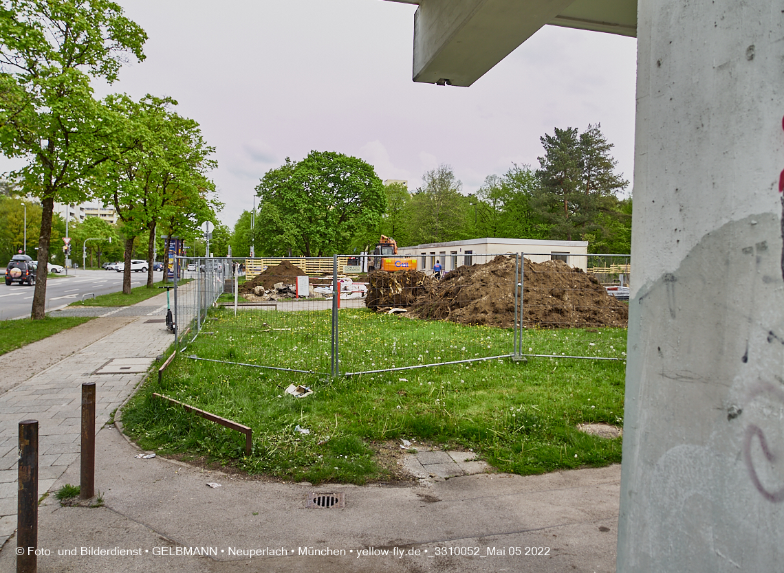 05.05.2022 - Baustelle am Haus für Kinder in Neuperlach